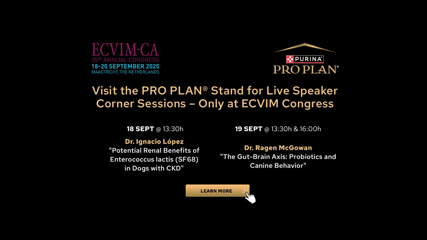 Ζωντανές Ενημερώσεις από το stand της PRO PLAN στο  Συνέδριο ECVIM