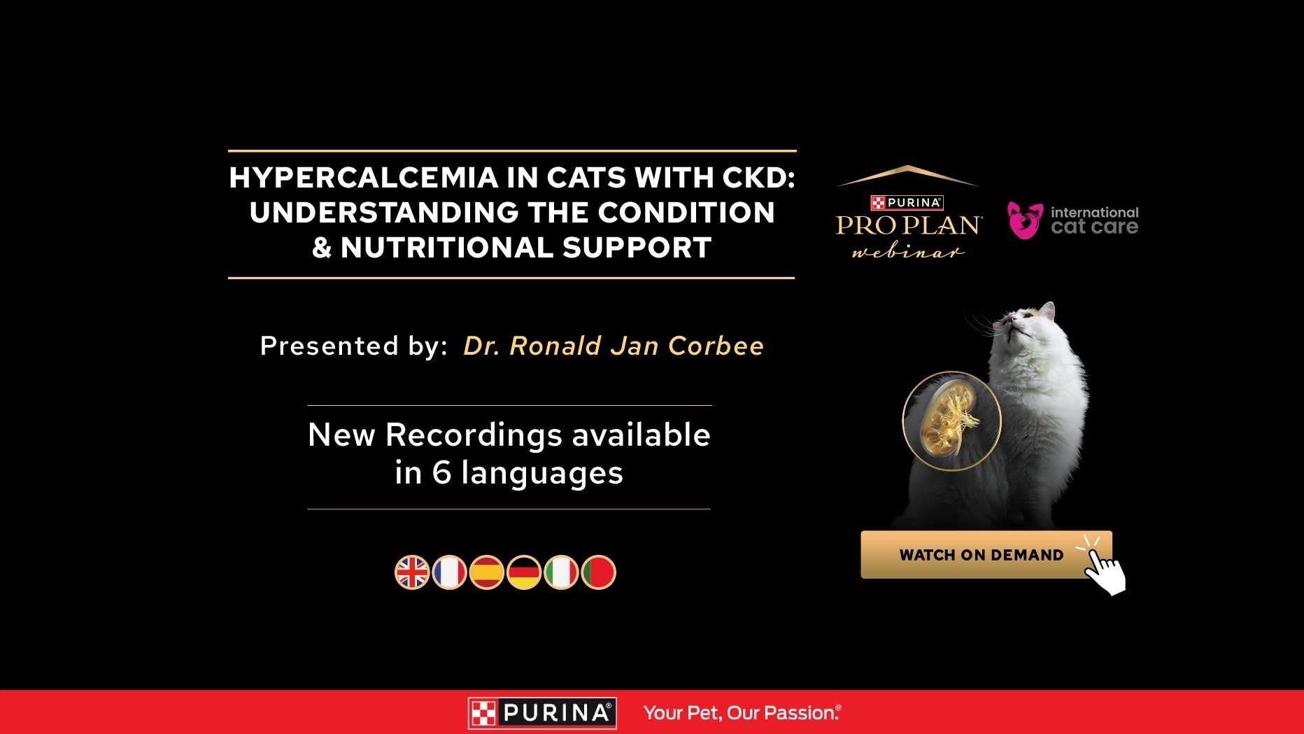 Διαθέσιμη μαγνητοσκόπιση - HYPERCALCEMIA IN CATS WITH CKD: UNDERSTANDING THE CONDITION & NUTRITIONAL SUPPORT