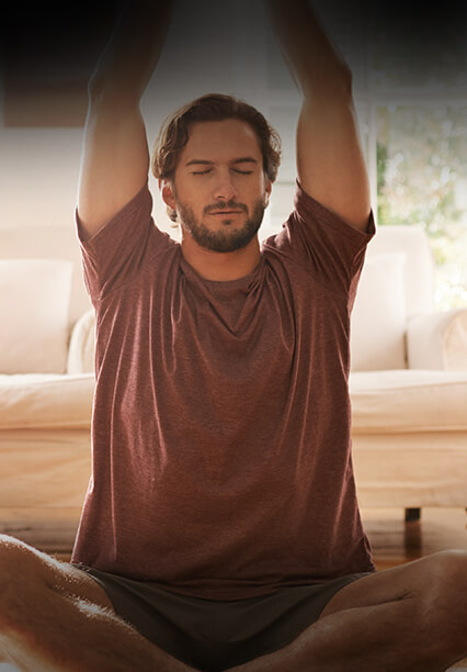 Άνδρας που διαλογίζεται