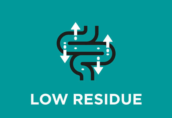 Χαμηλά Υπολείμματα - συστατικά έυκολα στην πέψη