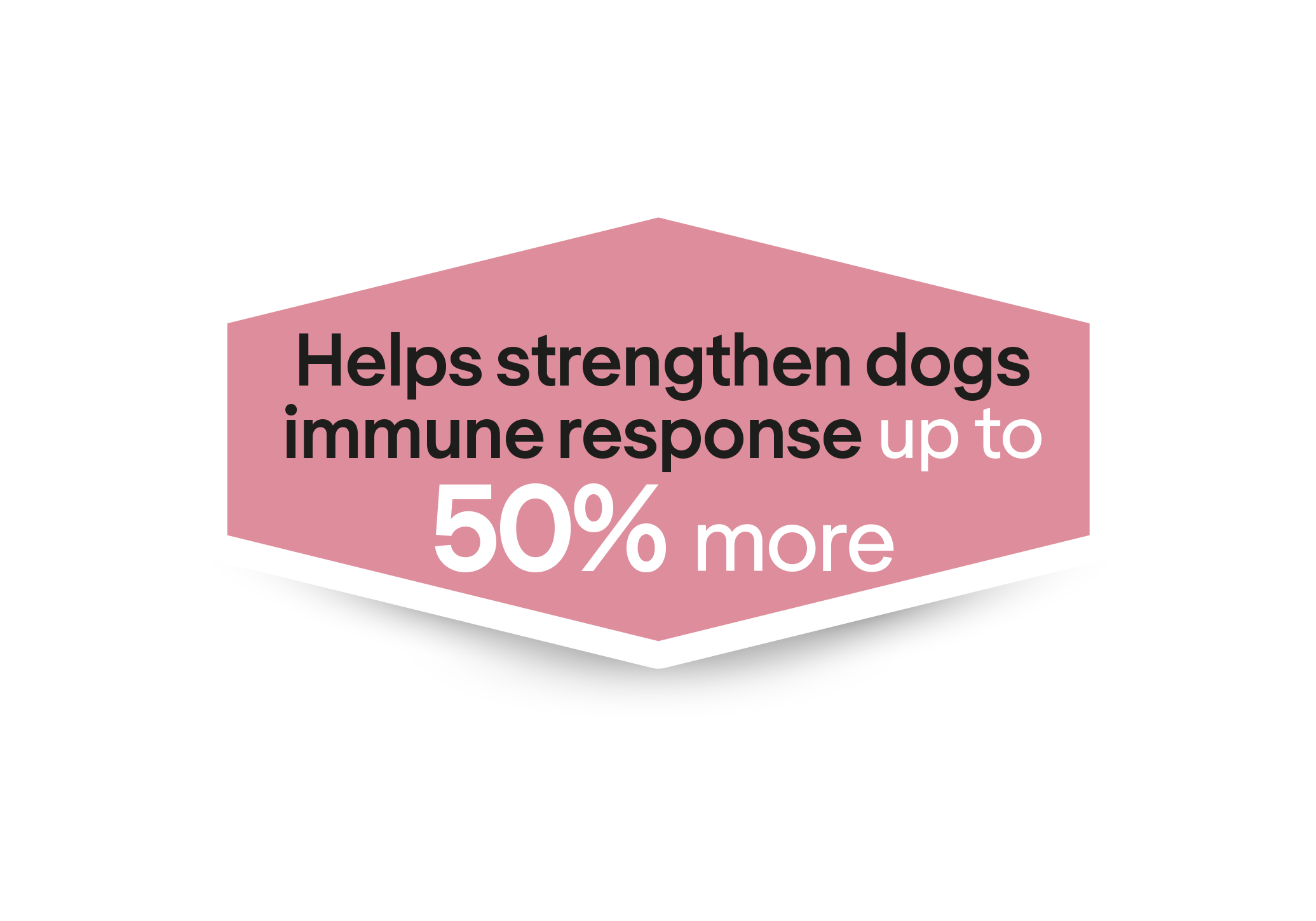 Βοηθά στην ενίσχυση της ανοσολογικής απόκρισης των σκύλων έως και 50% περισσότερο