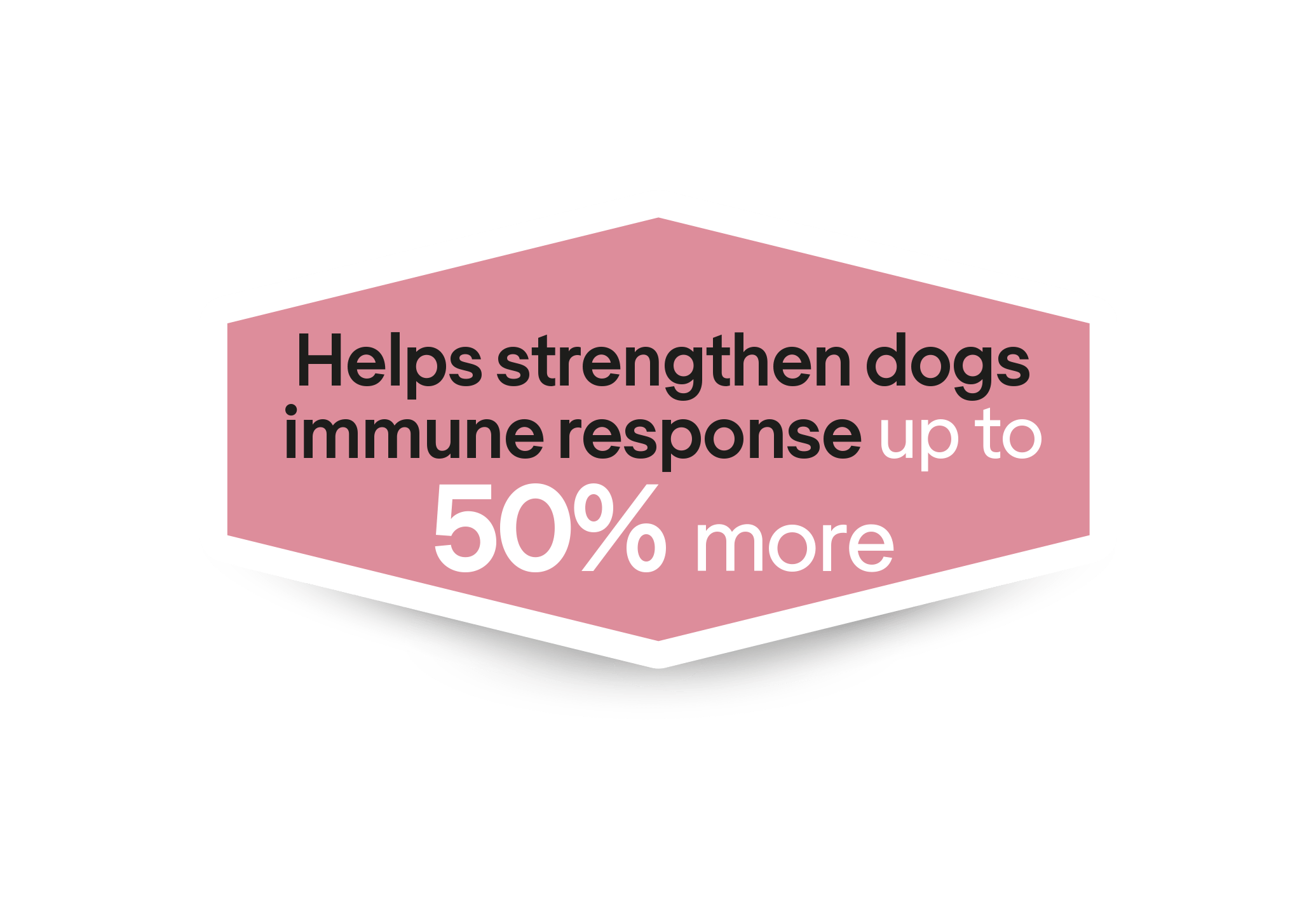 Βοηθά στην ενίσχυση της ανοσολογικής απόκρισης των σκύλων έως και 50% περισσότερο