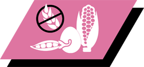 Παρασκευάζεται με υψηλής ποιότητας επιλεγμένες πηγές πρωτεΐνης, χωρίς σιτάρι για να υποστηρίξει την ανοχή στην τροφή